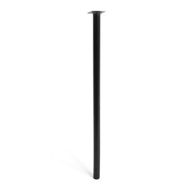 Rei 401g Pied cylindrique en acier avec finition noire Ø30 x 800 mm
