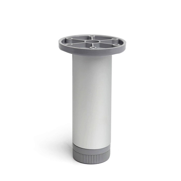 Rei Pied cylindrique mod. 405 en aluminium avec finition anodisée mate Ø3,9 x 15 cm pour meubles Rei Pied cylindrique mod. 405 en aluminium avec finition anodisée mate Ø3,9 x 15 cm pour meubles