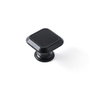 Rei Pommeau Noir Mat Métal 30 x 30 mm 4 Pièces
