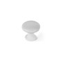 Rei Pommeau pour meuble modèle 760, Métal Blanc Ø 25 x 24 mm, 4 pièces