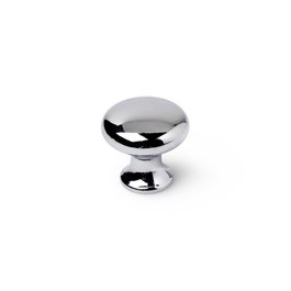 Rei Poignée de meuble modèle 760 en zamak chrome brillant Ø25 mm lot de 4
