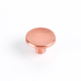 Rei Bouton de meuble modèle 774, Or rosso mat, Ø 35 mm, lot de 2