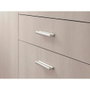 Poignée Rei 2279 Argenté Aluminium 4 Pièces