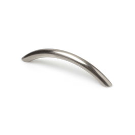 Rei Poignée de meuble type asa modèle 153, finition nickel satiné, 96 mm, lot de 4 pièces