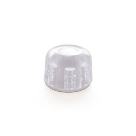 Rei Top Tope de porte transparent adhésif ABS 30x30x20mm - Protection murale facile
