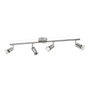 Philips Limbali Projecteur LED GU10 4 Éléments Chromé Mat 69x10x15,5cm Ampoules Non Incluses
