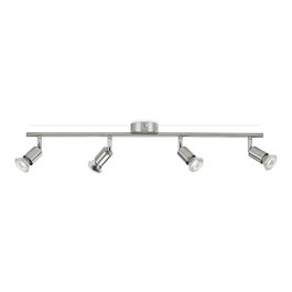 Philips Limbali Projecteur LED GU10 4 Éléments Chromé Mat 69x10x15,5cm Ampoules Non Incluses