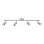 Philips Limbali Projecteur LED GU10 4 Éléments Chromé Mat 69x10x15,5cm Ampoules Non Incluses