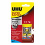 UHU Colle 36527 Minis 1 g Rapide Extra-fort, 3 Pièces