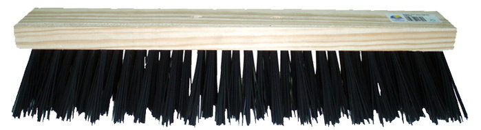 Universal Cepillo barrendero fibres noires sans manche