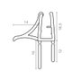 Micel Rechange pf4 tr 18527 pour parois de douche 24 x 30 mm