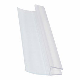 Micel Profil pour paroi de douche avec joint transparent 10,2x36mm 2m