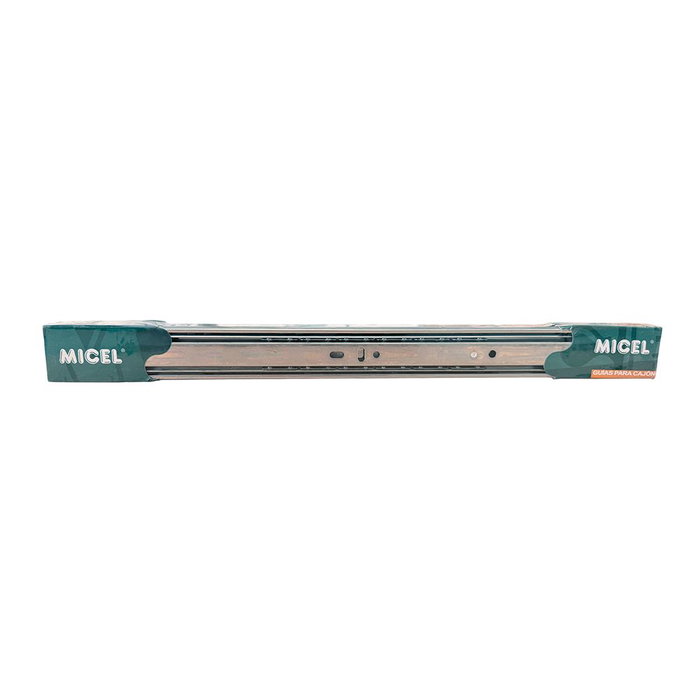 Micel Zn 78040 Rail télescopique acier zingué 400 x 45 x 12,5 mm, tiroir, charge max 45 kg, pack Micel Zn 78040 Rail télescopique acier zingué 400 x 45 x 12,5 mm, tiroir, charge max 45 kg, pack
