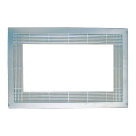 Micel Encadrement micro-ondes autocortable effet inox 60x40cm ABS Réf: Ei 94508