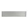 Micel Blister rejilla pour réfrigérateur/four 8 éléments aluminium effet inox 60 x 1,45 x 12 cm autocortable