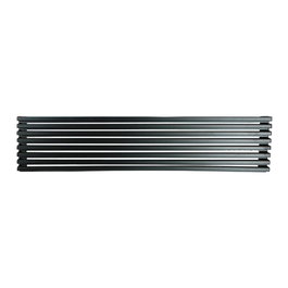 Micel 94513 Réfrigérateur Four Grille Aluminium 8 Pièces 60x1,45x12 cm Noir