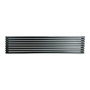Micel 94513 Réfrigérateur Four Grille Aluminium 8 Pièces 60x1,45x12 cm Noir