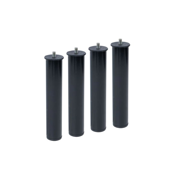 Micel Ne 96406 Pieds de somier sans roue Ø50 x 270 mm noir acier 4 pièces Micel Ne 96406 Pieds de somier sans roue Ø50 x 270 mm noir acier 4 pièces
