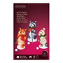 Lumineo Figurines animaux acryliques LED extérieur zorro hibou raton laveur 13x10x24cm 20 LED IP44 lumière froide