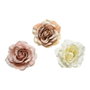 Everlands Rose avec clip en polyester couleurs assorties ø8,5x14cm