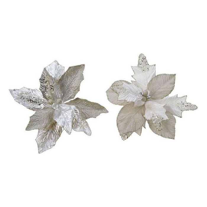 Fleur décorative Bleu Noël