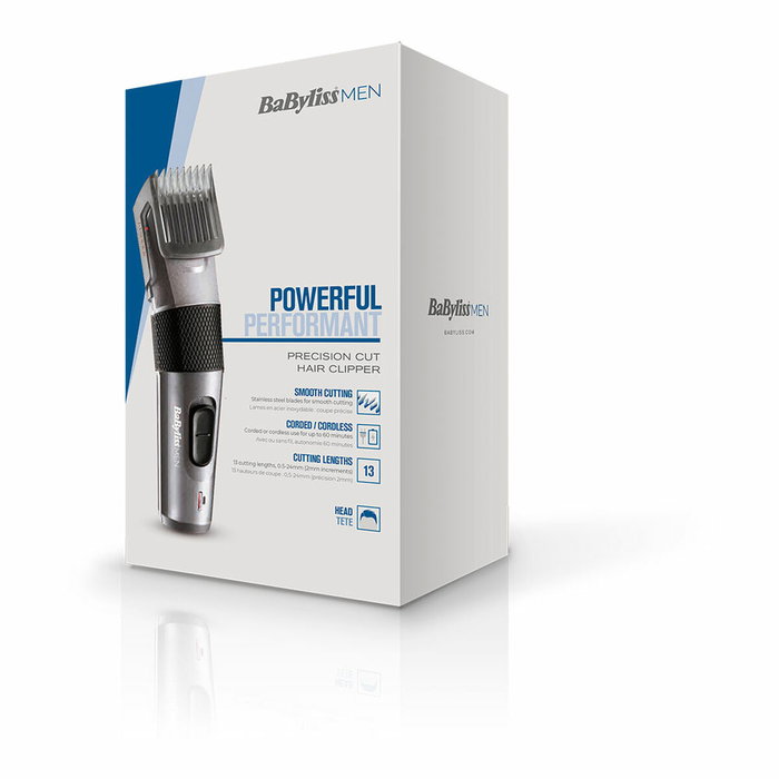 Babyliss E756E Tondeuse à cheveux avec lames XL 45 mm en acier inoxydable Babyliss E756E Tondeuse à cheveux avec lames XL 45 mm en acier inoxydable