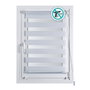 Store à enrouleur Stor Planet Clip&Fix Night&Day Blanc (120 x 180 cm)