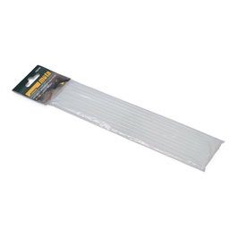 Mota Herramientas Lot de 10 barres de colle thermofusible ø7 x 300 mm, transparentes