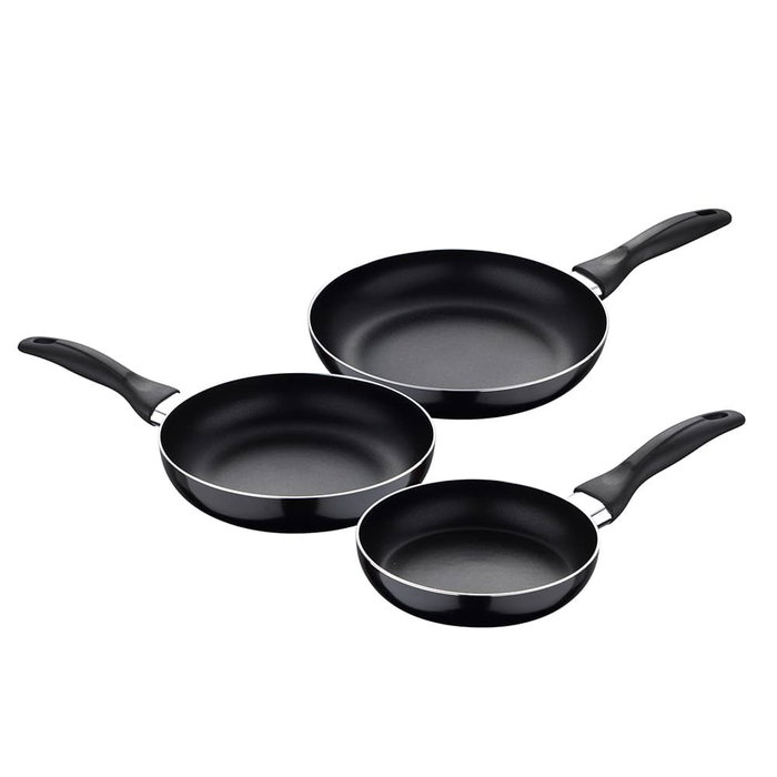San Ignacio Set 3 Poêles Aluminium Pressé Antiadhésif Navy Black Induction Ø16/Ø20/Ø24 cm San Ignacio Set 3 Poêles Aluminium Pressé Antiadhésif Navy Black Induction Ø16/Ø20/Ø24 cm