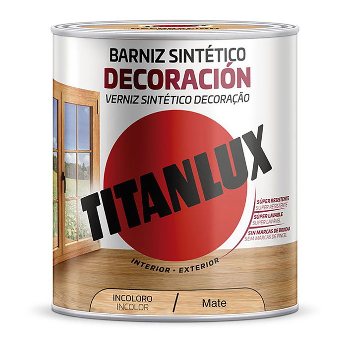 TITAN Vernis Synthétique Mat Incolore 750ml TITAN Vernis Synthétique Mat Incolore 750ml