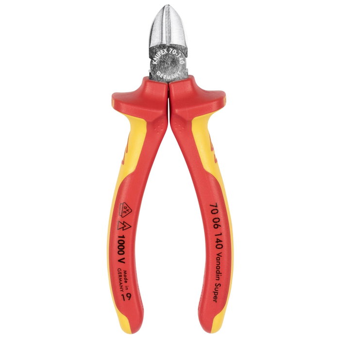 KNIPEX Pince coupante diagonale chromée 70 06 140 KNIPEX Pince coupante diagonale chromée 70 06 140