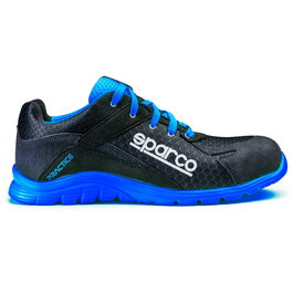 Sparco Practice Nelson Chaussures de sécurité Noir/Bleu Taille 39