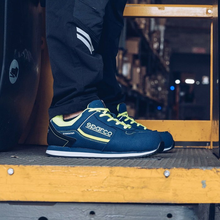 Sparco Gymkhana Dani Bleu Marine/Jaune Taille 42 Sparco Gymkhana Dani Bleu Marine/Jaune Taille 42