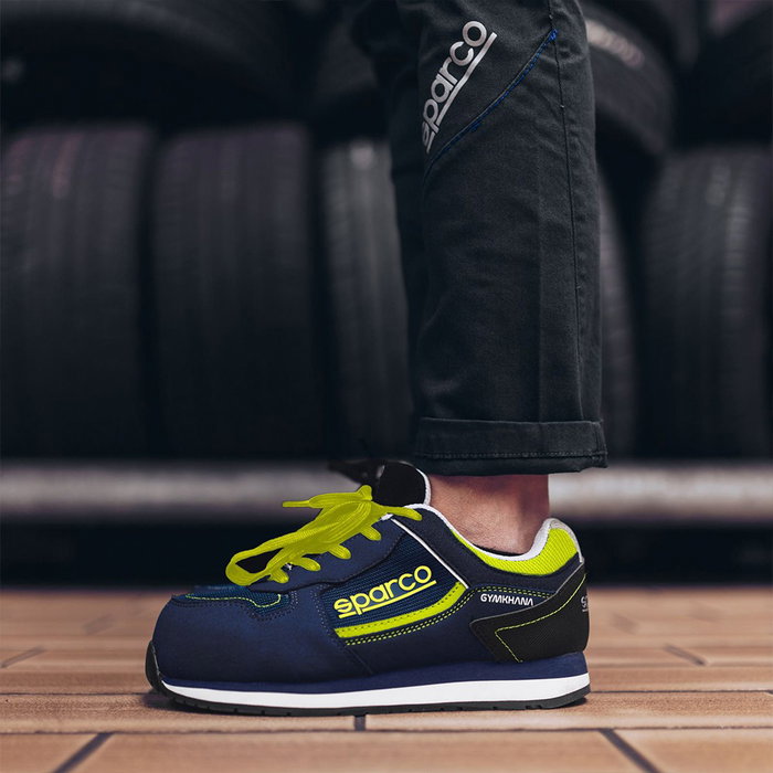 Sparco Gymkhana Dani Chaussures de Sécurité Taille 44 Bleu Marine-Jaune S1P Src S0752744BMGF Sparco Gymkhana Dani Chaussures de Sécurité Taille 44 Bleu Marine-Jaune S1P Src S0752744BMGF