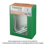 Fadix Boîte de 7 alcayatas filetées 4,0x70 mm en acier zingué