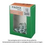 Fadix Embrasse ouverte zincée 3,0 x 50 mm, boîte de 12 unités
