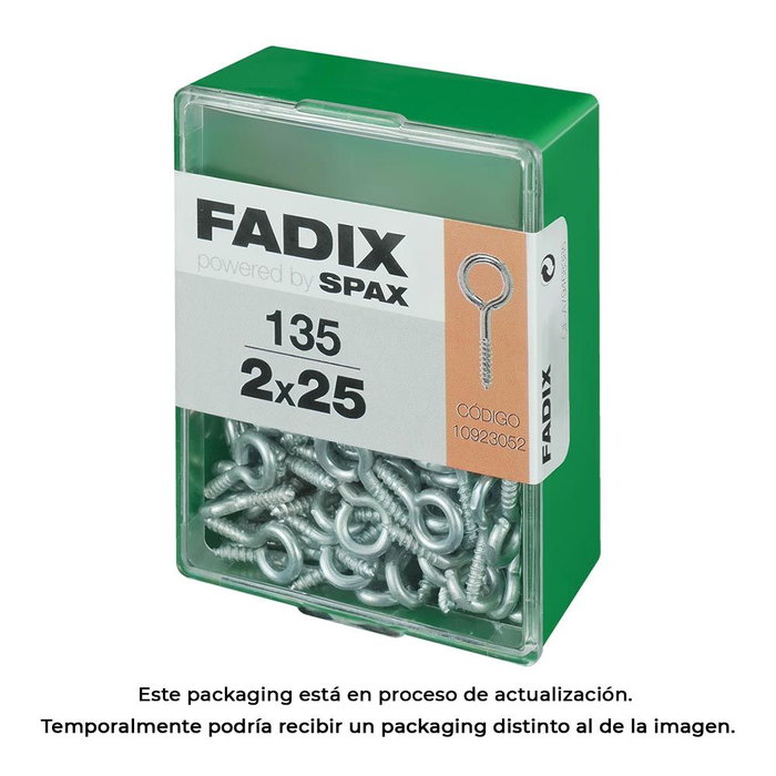 Fadix 10923052 Hembrilla fermée zinguée acier 2,0 x 25 mm, boîte de 135 pièces Fadix 10923052 Hembrilla fermée zinguée acier 2,0 x 25 mm, boîte de 135 pièces