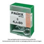 Fadix Embrasse fermée zincée 4,5 x 80 mm, boîte de 6 unités