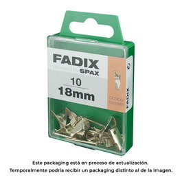 Fadix Boîte de 10 attaches pour cadres Hansafix 18 mm