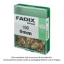 Fadix Chincheta plana latonada 9 mm, boîte de 100 unités