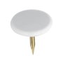 Fadix Chincheta plana blanca 9 mm, boîte de 100 unités