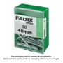 Fadix Boîte de 50 clous en acier 2,7x40mm à tête plate