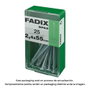 Fadix Clavo Acero 2,4x55mm Tête Plate, Boîte de 25 unités