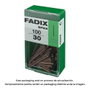 Fadix Boîte de 100 clous en acier pour rodapié 1,5x30mm