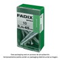 Fadix Clavo estriado acero 3,5x45mm (Boîte de 10 unités)