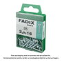 Fadix Vis à tôle 2,9x16mm tête ronde zinguée (Boîte de 35 unités)