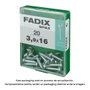 Fadix Vis à tôle 3,9 x 16 mm tête ronde zinguée (Boîte de 20 unités)