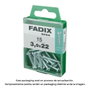 Fadix Vis à tôle 3,9x22mm tête ronde, boîte de 15 unités