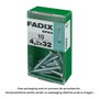 Fadix Vis à tôle autotaraudeuse 4,2x32mm, tête ronde, boîte de 10 unités
