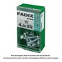 Fadix Boîte de 10 vis auto-foreuses 4,8x22mm tête ronde